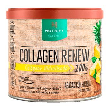 Collagen renew | Colágeno Hidrolisado em pó | 300g / Abacaxi com Hortelã