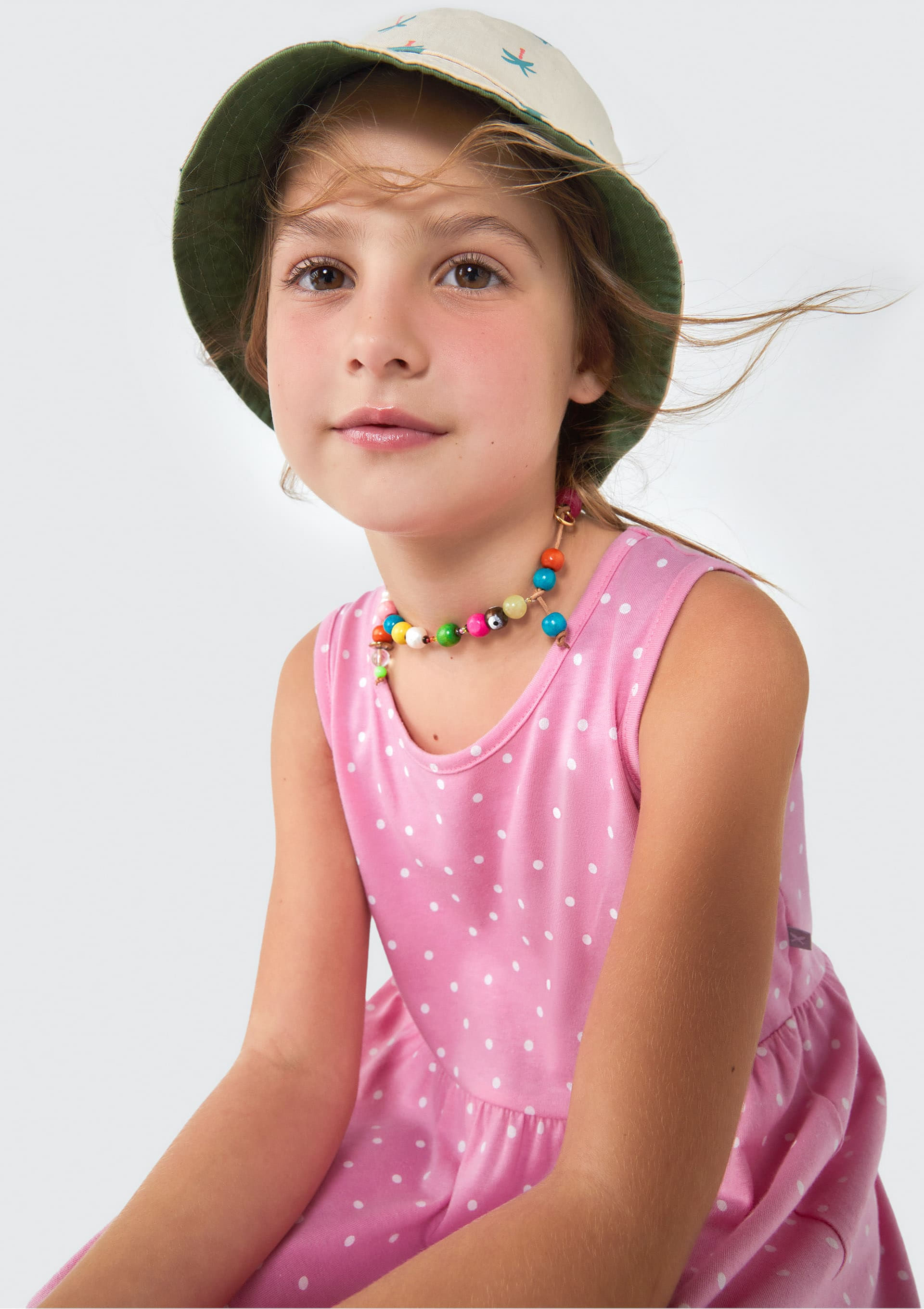 Vestido Curto Infantil Estampado