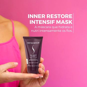Senscience True Hue Violet Shampoo Máscara Intensif e Óleo (3 produtos)