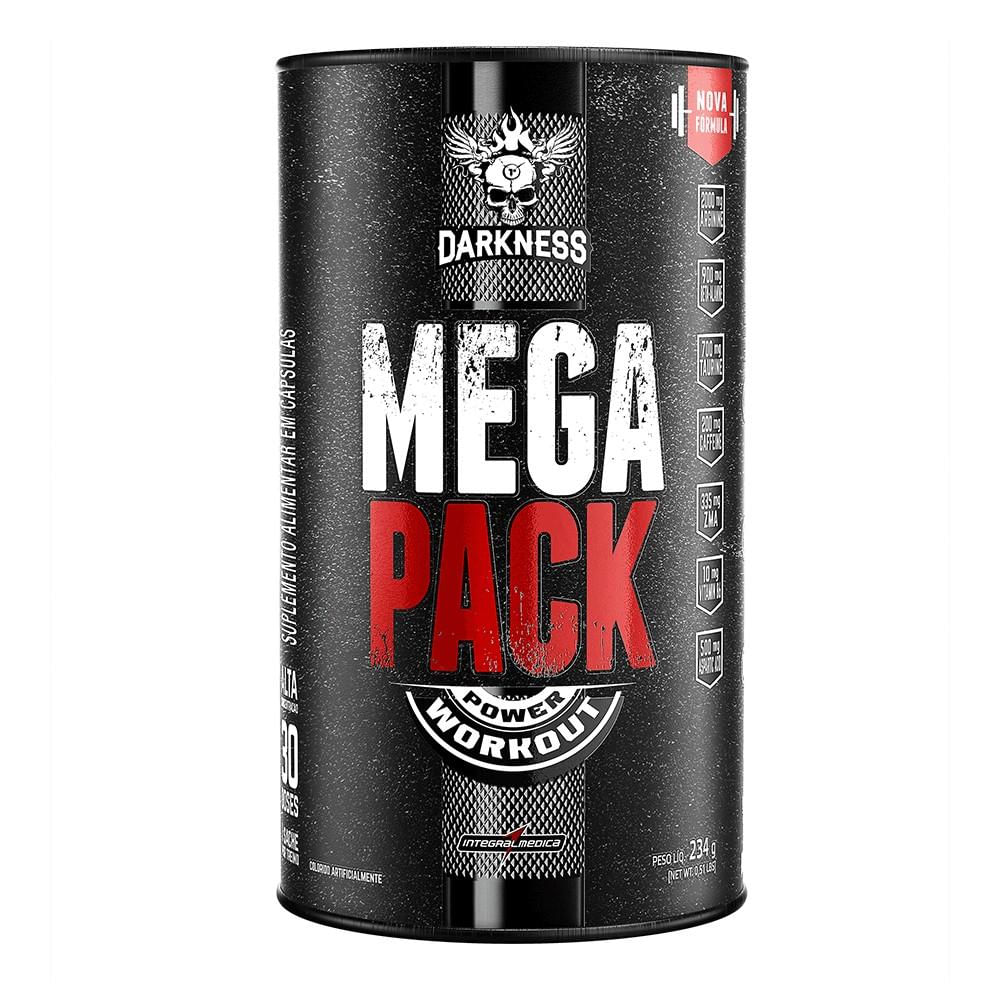 Pré Treino Darkness Mega Pack Power Workout 30 sachês