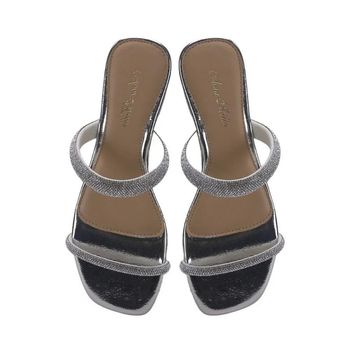 Rasteira Feminina Strass Duas Tiras Reflexo Ana Mello 35