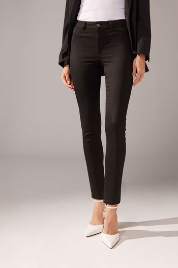 Calça Jeans Push-Up Eco - Preto PP / Preto