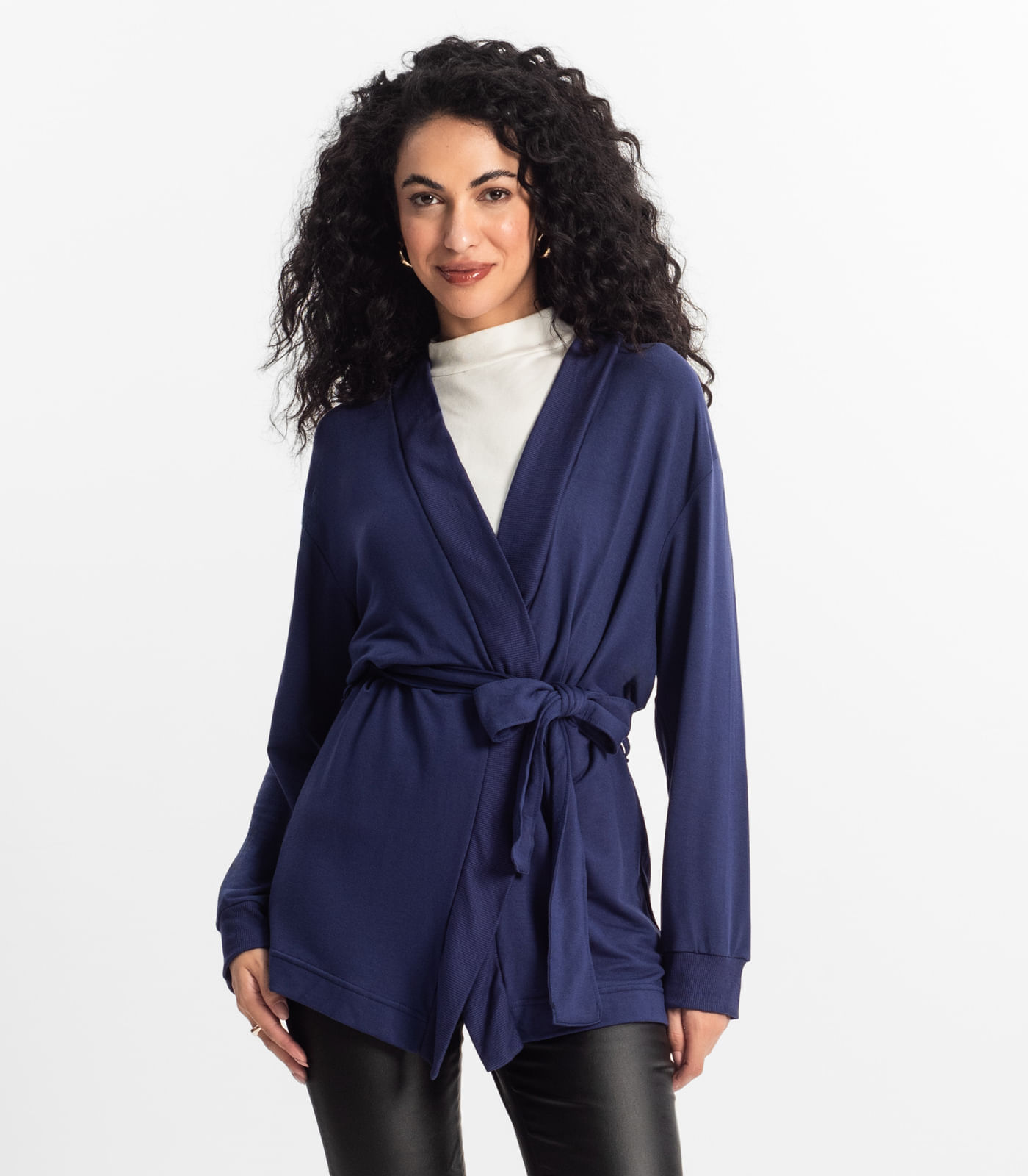 Cardigan Feminino Rovitex Azul