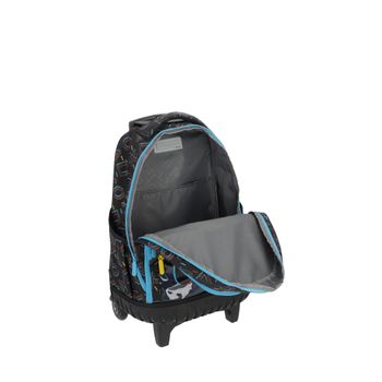 Mochila de Rodinha Infantil Cross Gamer Preta
