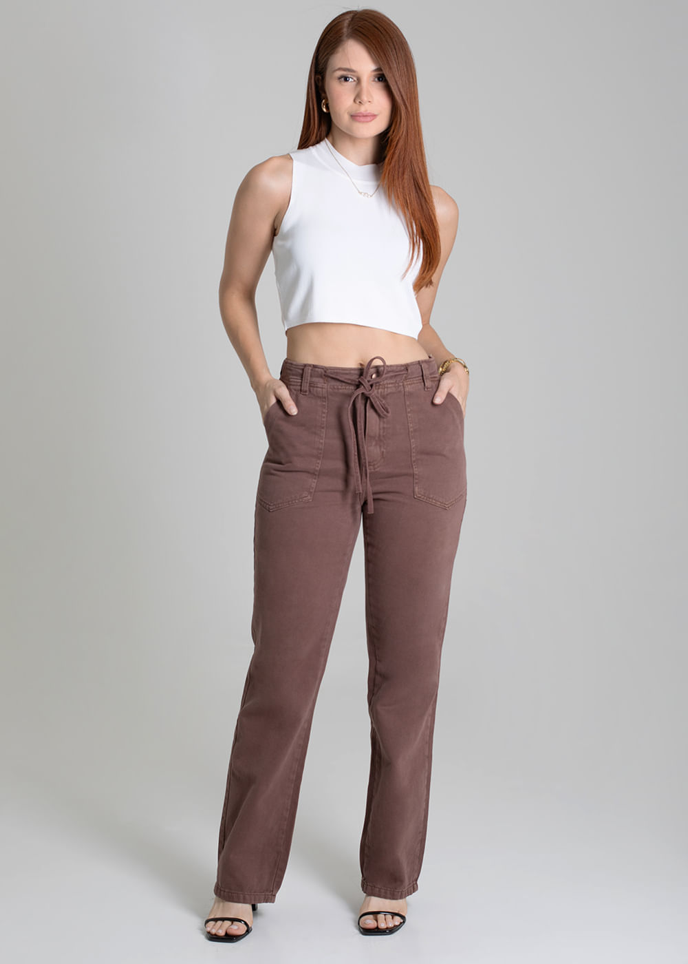 Calça Sarja Sawary Reta - 279653