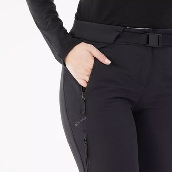 Calça Feminina de Trilha SH500 X-Warm Quechua 44 / Preto
