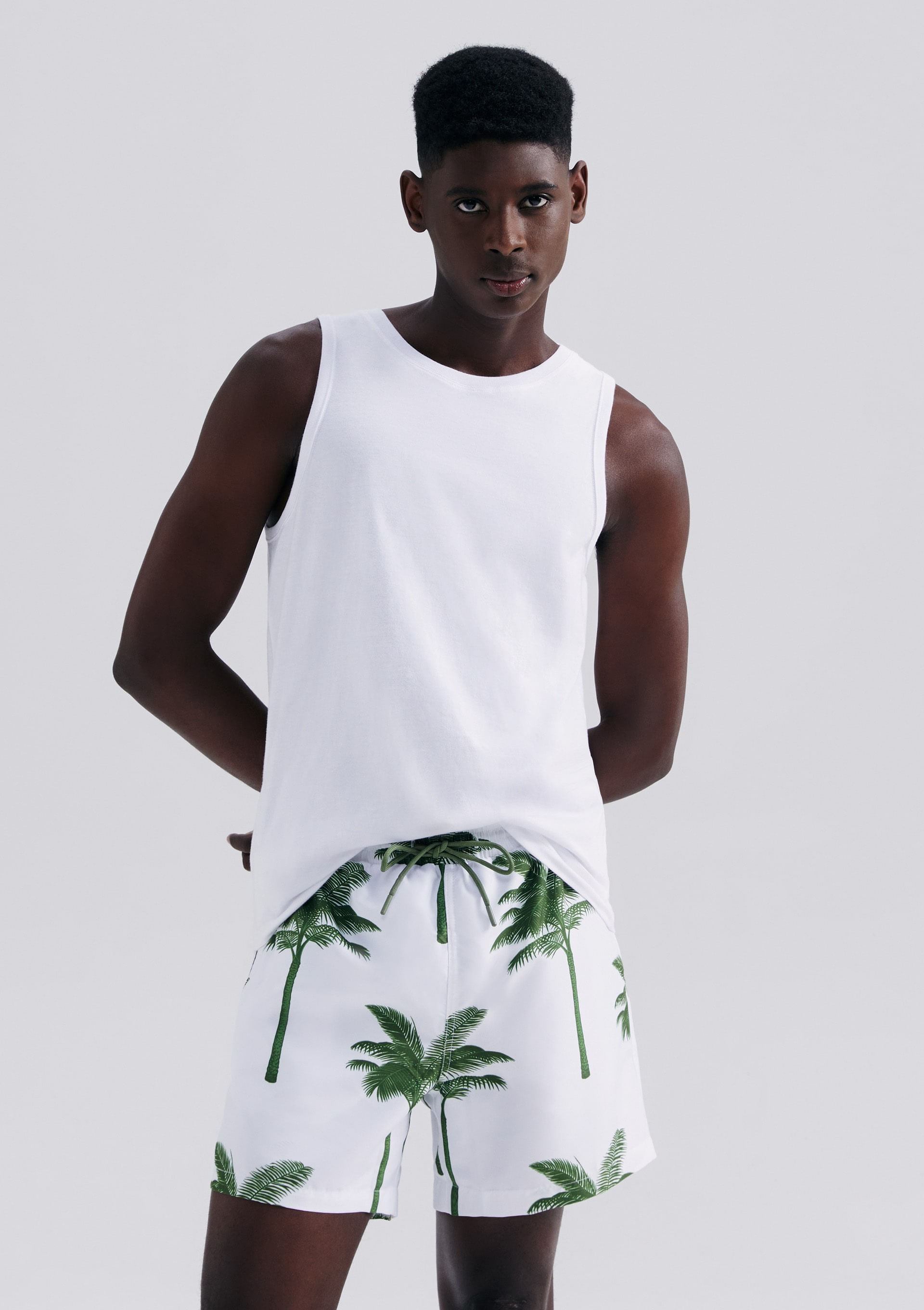 Shorts Praia Masculino Estampado