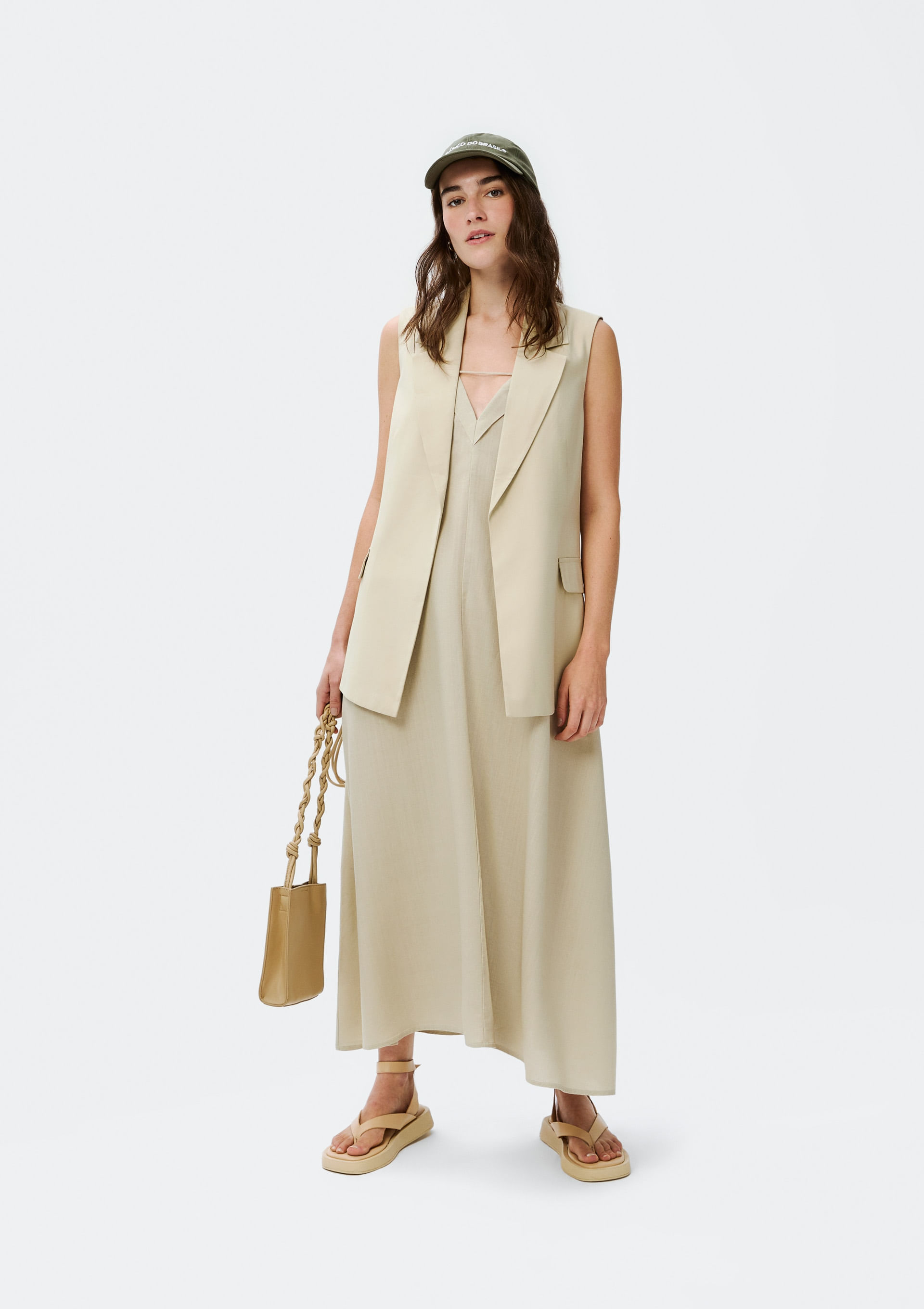 Vestido Midi Decote V
