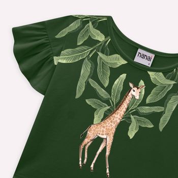 Conjunto Infantil Menina Girafa Nanai 8 / Verde