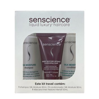 Senscience Kit Silk Moisture Intensif Travel Size (3 produtos)