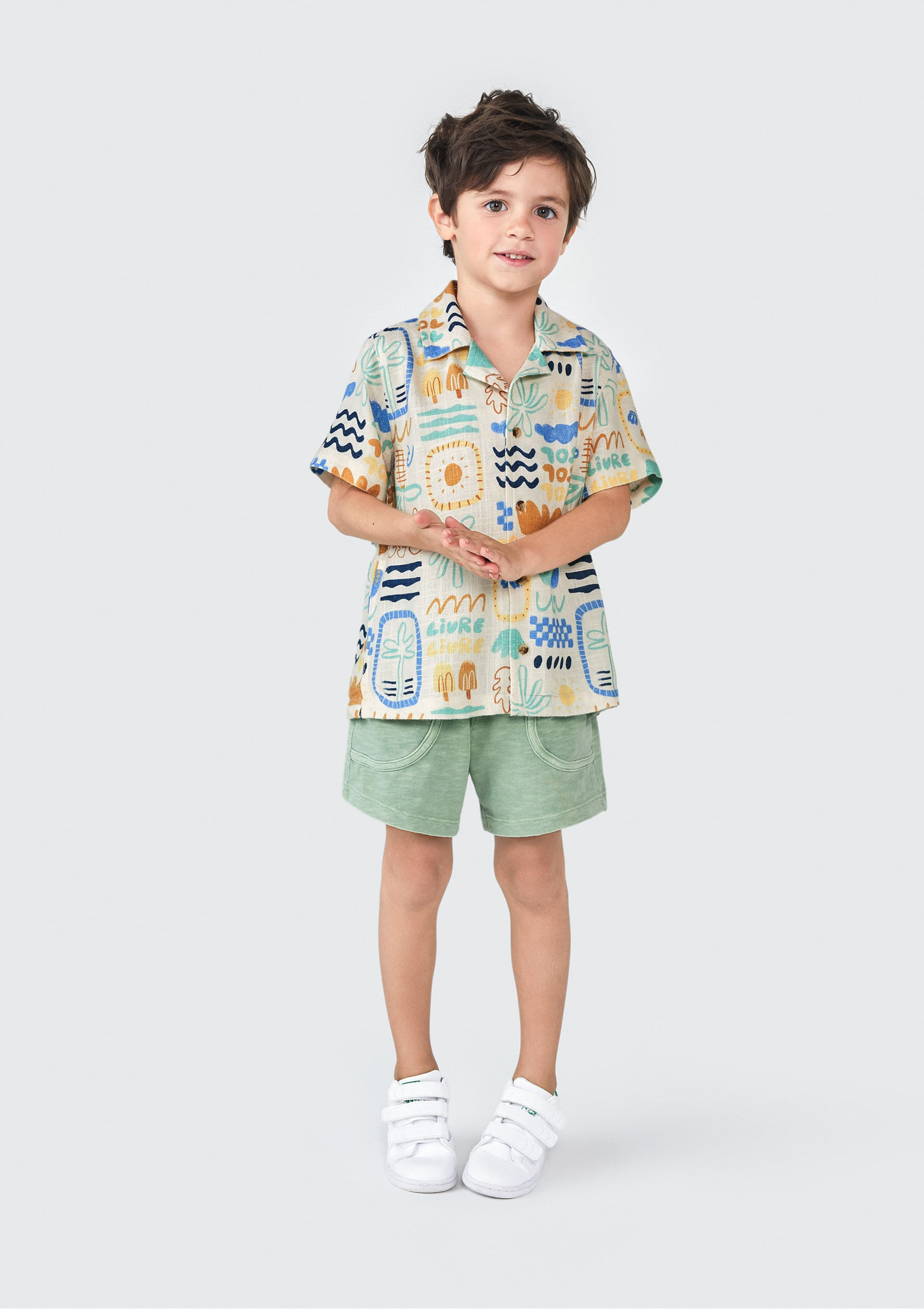 Camisa Infantil Menino Toddler Estampada