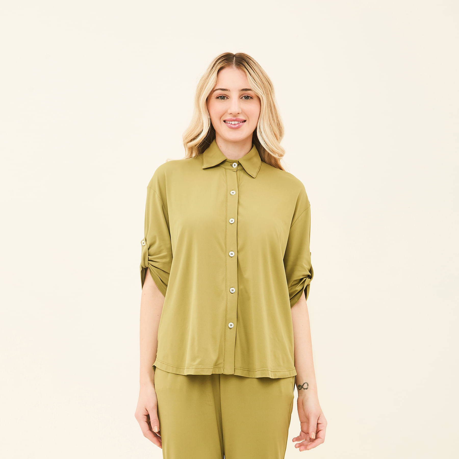 Camisa UV Com Proteção Solar Copa Color Oliva