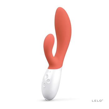 LELO INA™ 3 CORAL RED- MASSAGEADOR E DUPLA AÇÃO Vermelho