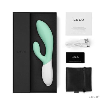 LELO INA™ 3 SEAWEED - MASSAGEADOR E DUPLA AÇÃO azul
