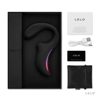 LELO ENIGMA - BLACK - MASSAGEADOR SÔNICO DE DUPLA AÇÃO preto
