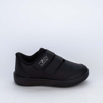 Tênis Infantil Kidy Usefull College Calce Fácil Preto 25 / Preto