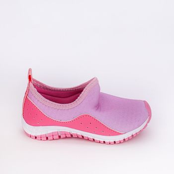 Tênis Infantil Feminino Kidy Flex Rosa Branco 22 / Rosa