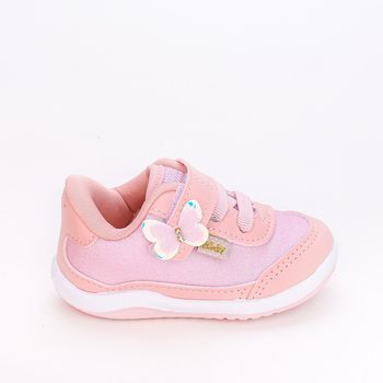 Tênis Infantil Feminino Kidy Colors Borboleta Rosa 16 / Rosa