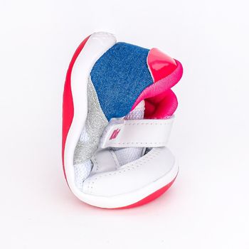 Tênis Baby Colors Feminino Kidy Branco Pink Glitter 16 / BRANCO/PINK