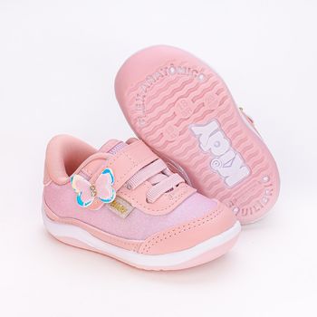 Tênis Infantil Feminino Kidy Colors Borboleta Rosa 16 / Rosa