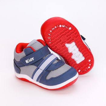 Tênis Infantil Masculino Kidy Colors Azul Vermelho 16 / Azul