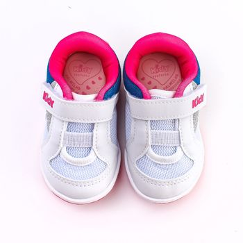 Tênis Baby Colors Feminino Kidy Branco Pink Glitter 16 / BRANCO/PINK