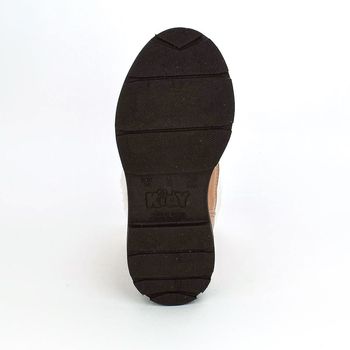 Bota Infantil Kidy Comfy Tratorada Ajustável Bege com Pelo 28 / Bege