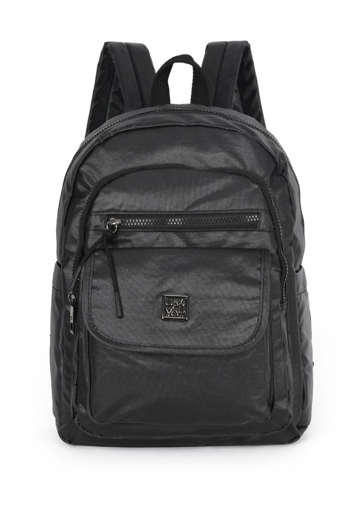 Mochila Náilon Metalizado Dois Bolsos Notebook Up4you