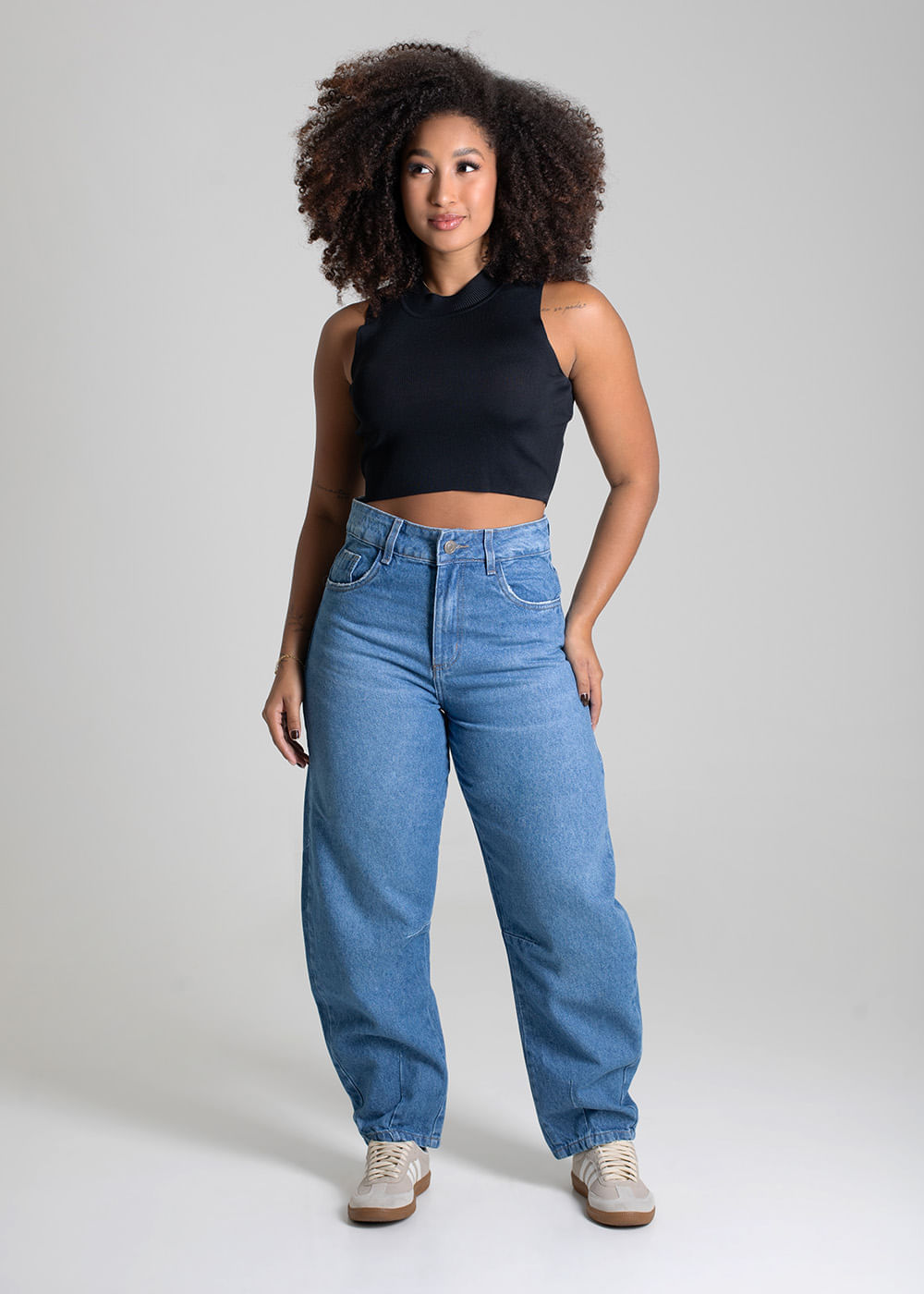 Calça Jeans Sawary Barrel - 279643