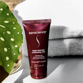 Kit Senscience True Hue Violet Inner Restore Duo Máscara (3 produtos)