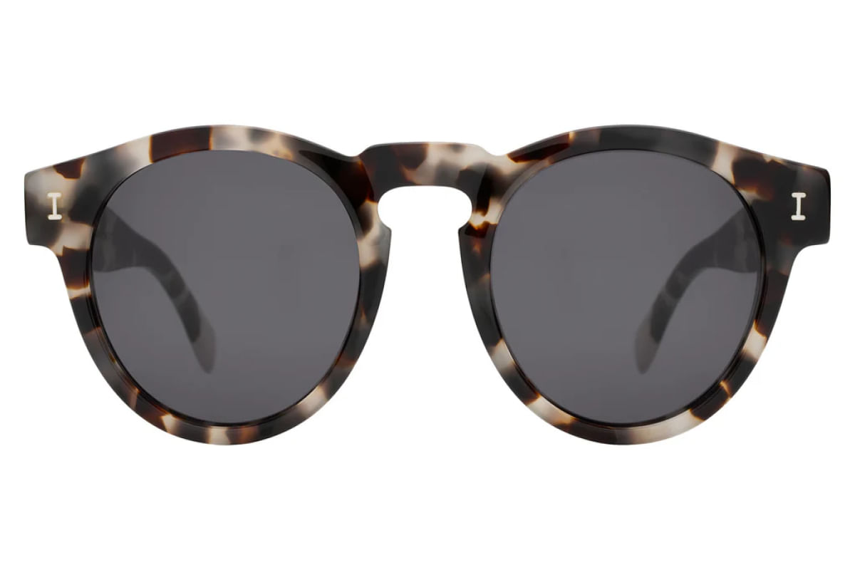 Illesteva Leonard Matte White Tortoise
