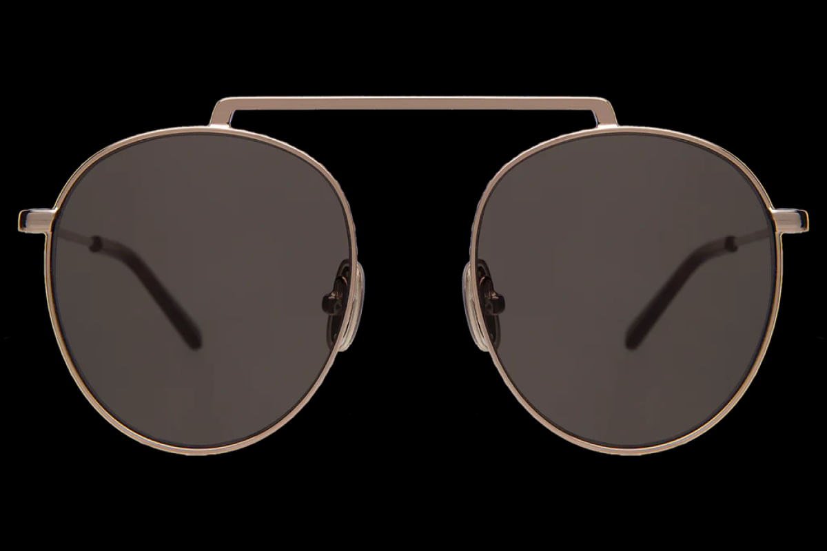 Illesteva Allapattah Rose Gold w/ Grey Flat Lenses