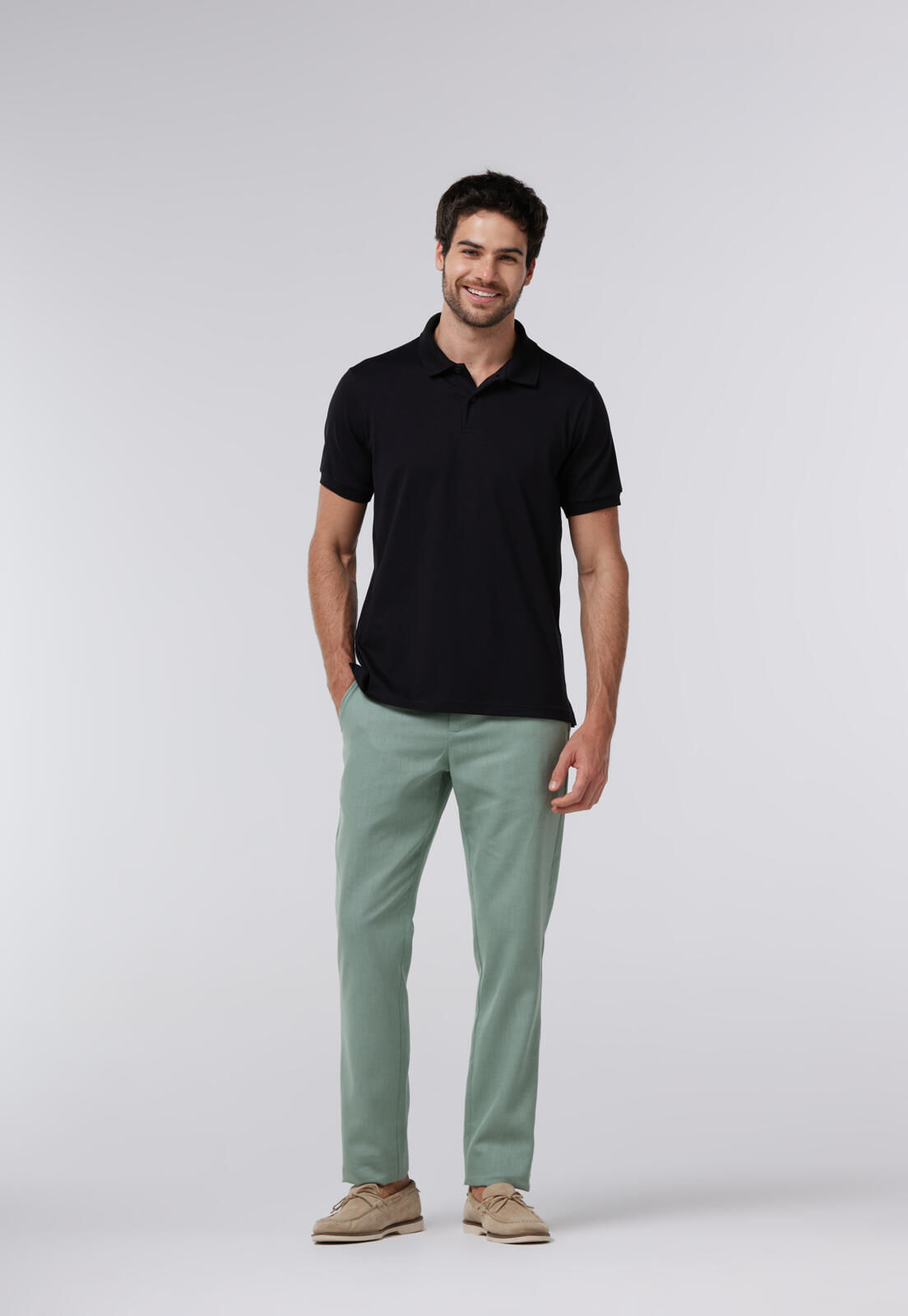 CALÇA LINHO TRAYMON CASUAL