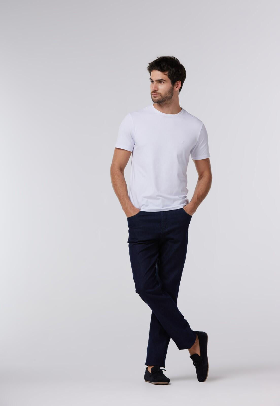 CALÇA JEANS TRAYMON REGULAR 5 BOLSOS