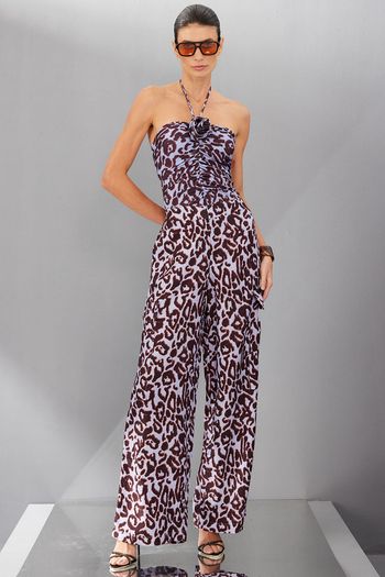 Body Feminino Com Flor Animal Print Smk Estampado PP / Estampado