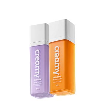 Kit Creamy Skincare Pro-Adapaleno Vitamina C Sérum (2 produtos)