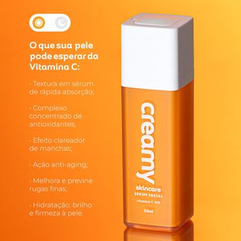 Kit Creamy Skincare Pro-Adapaleno Vitamina C Sérum (2 produtos)