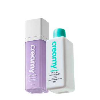 Kit Creamy Skincare Pro-Adapaleno Ácido Salicílico Sérum Tônico (2 produtos)