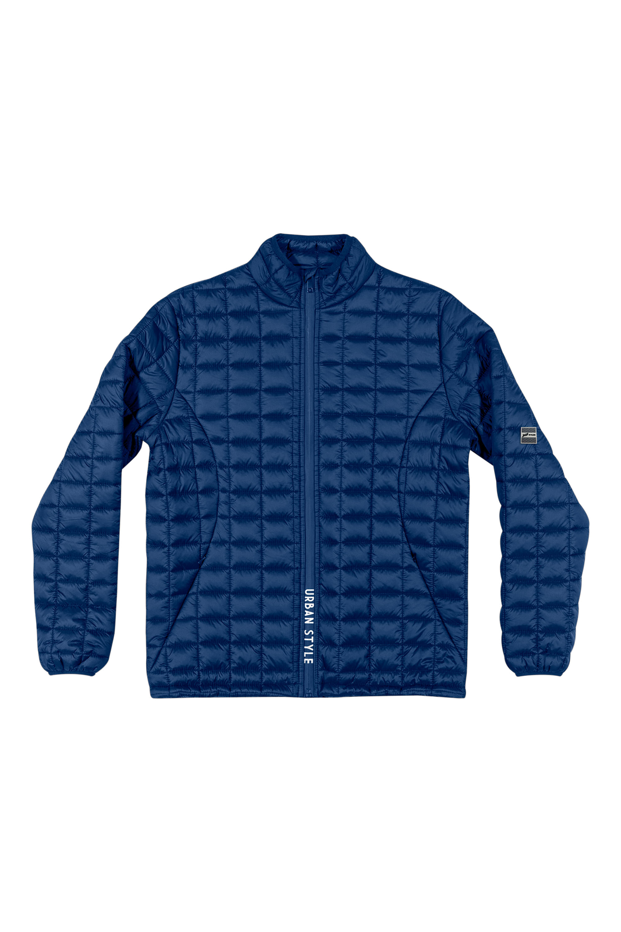 Jaqueta Juvenil Menino Puffer Urban Elian Beats Azul Marinho