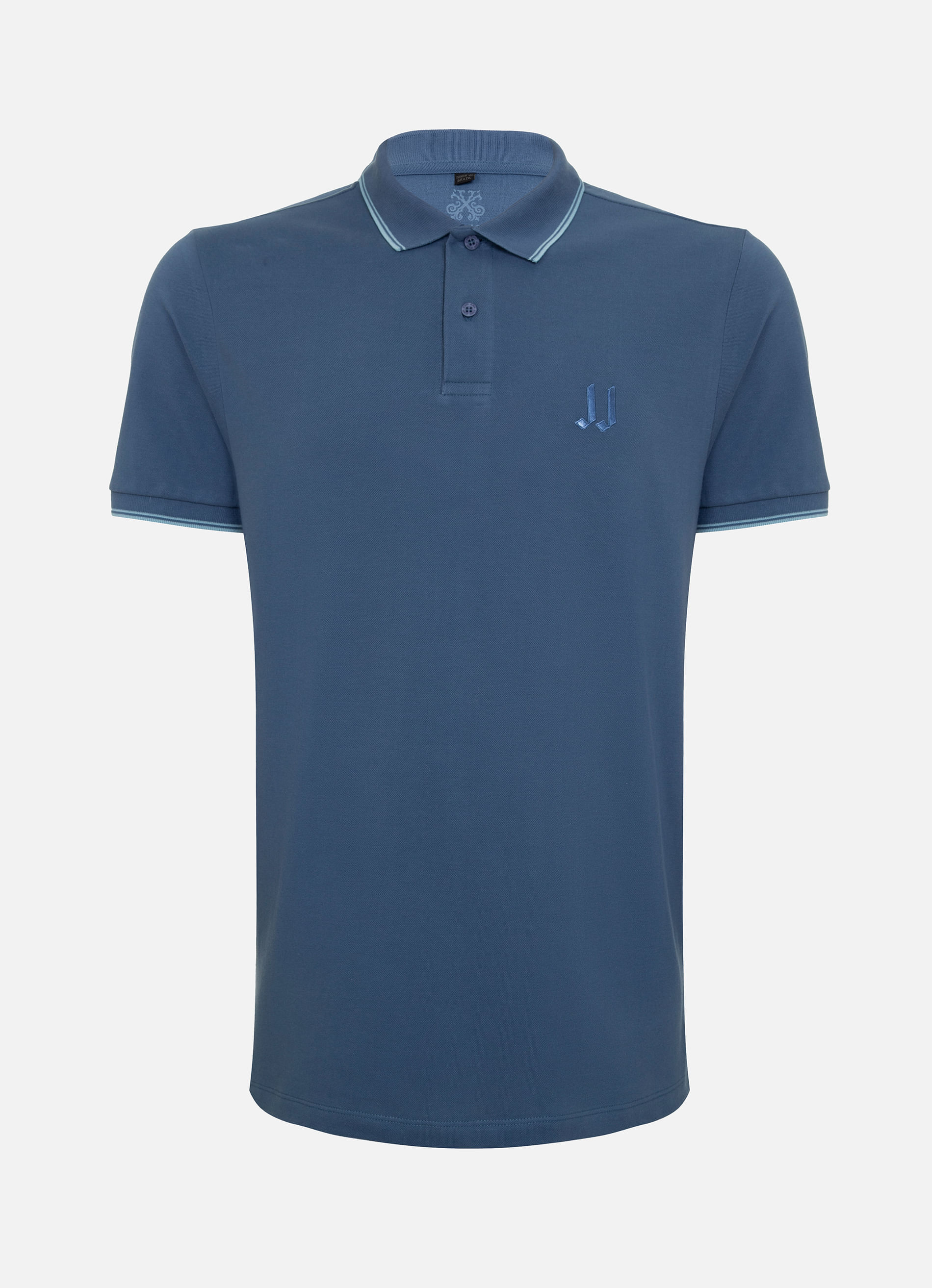 Polo Regular Fit Nice Azul Médio John John Masculina