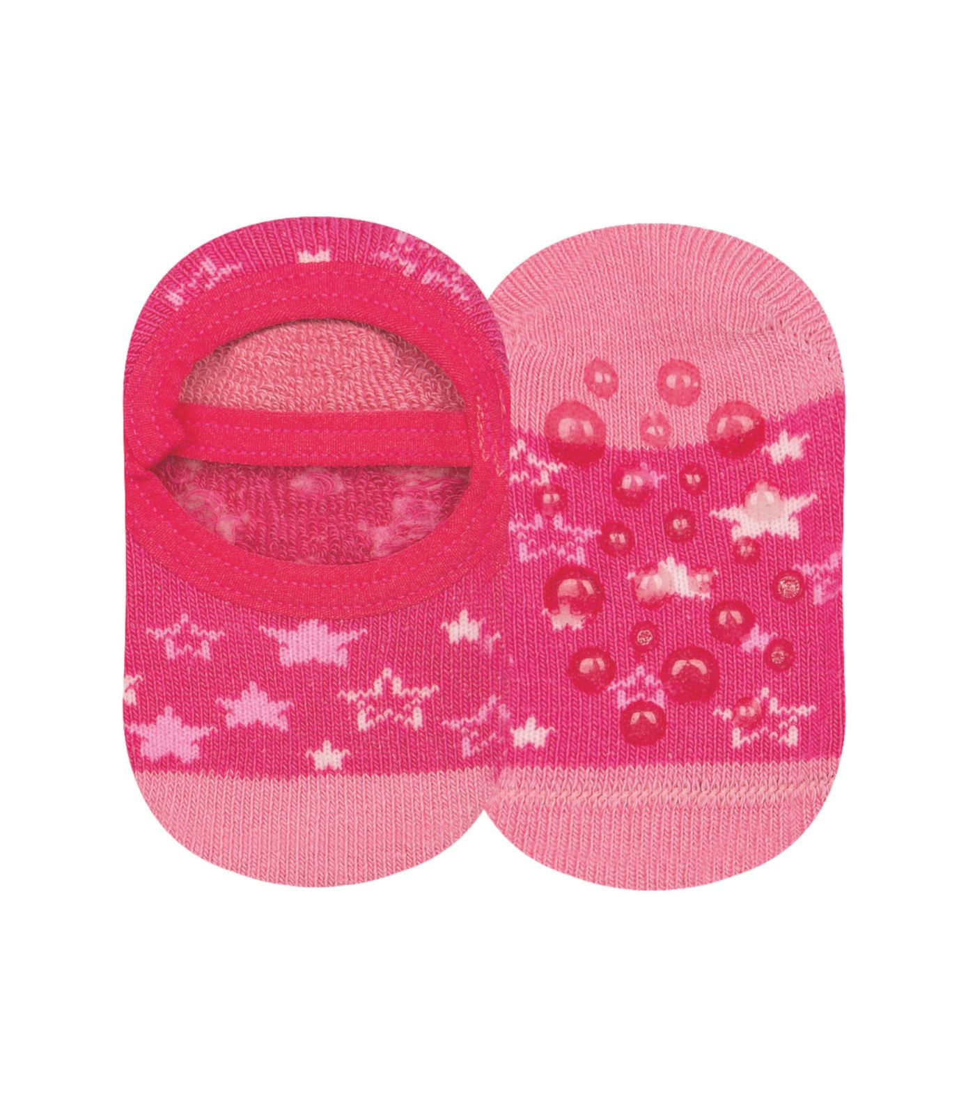 Meia Sapatilha Antiderrapante Menina Cia da Meia Rosa