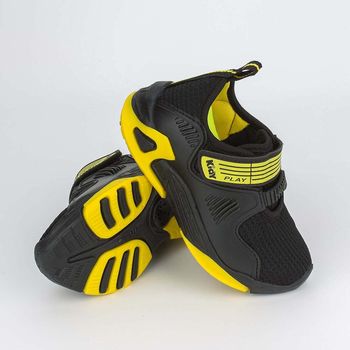 TENIS KIDY PLAY PRETO/AMARELO- Kidy 25 / Preto