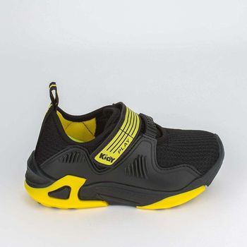 TENIS KIDY PLAY PRETO/AMARELO- Kidy 25 / Preto