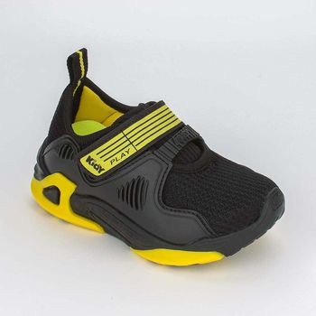 TENIS KIDY PLAY PRETO/AMARELO- Kidy 25 / Preto
