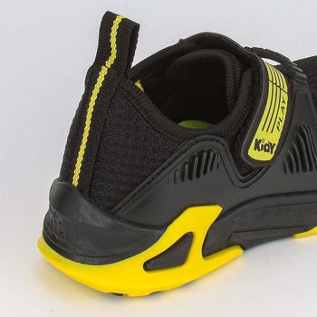 TENIS KIDY PLAY PRETO/AMARELO- Kidy 25 / Preto