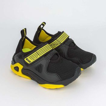 TENIS KIDY PLAY PRETO/AMARELO- Kidy 25 / Preto