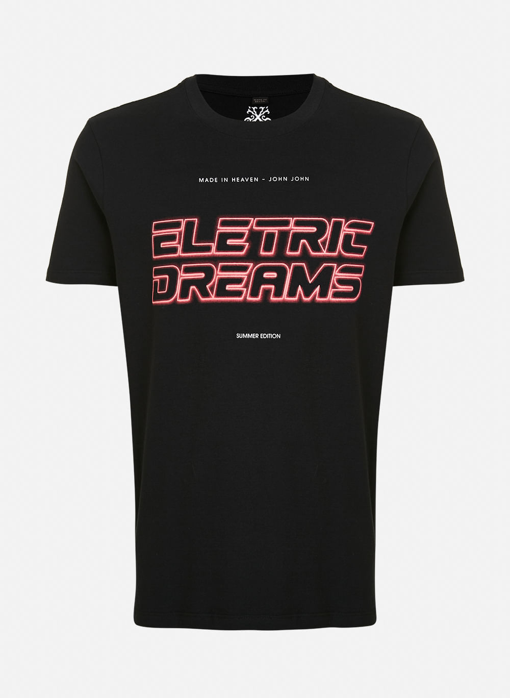Camiseta Regular Fit Cyber Dreams John John Masculina
