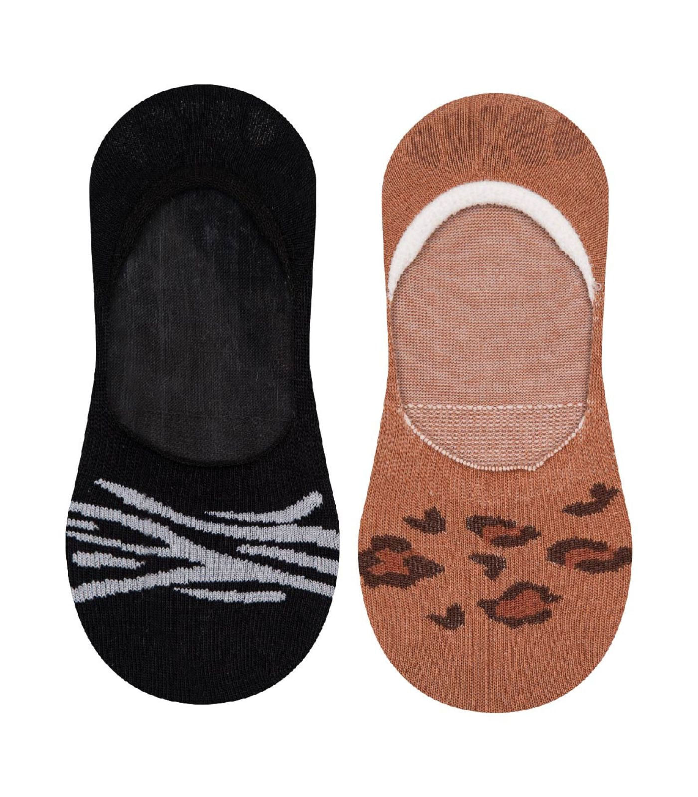 Kit 2 Pares De Meias Invisiveis Cia Da Meia Preto