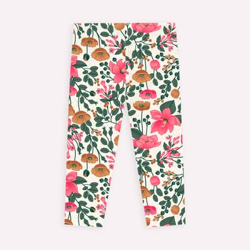 Conjunto Infantil Menina Flores Nanai 1 / Mescla White