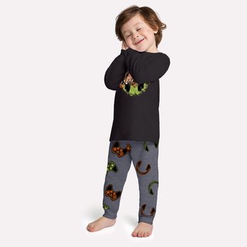 Pijama Infantil Menino Brilha no Escuro Kyly 1 / Azul
